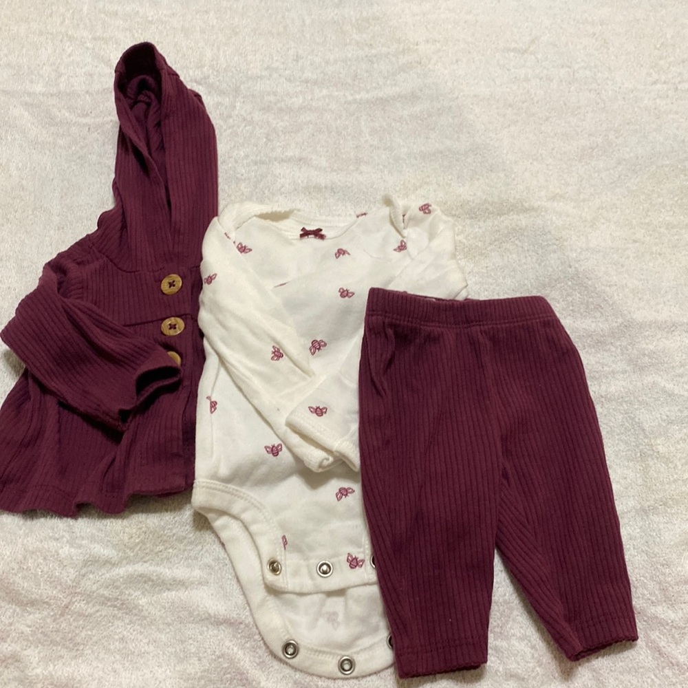 Carter’s - Set Of 3 - Newborn.